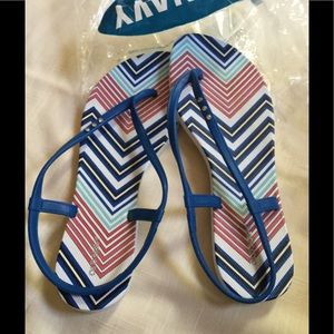 New in-bag Patriotic sandals. PRICE DROP!