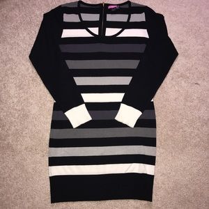 Striped Sweater Dress