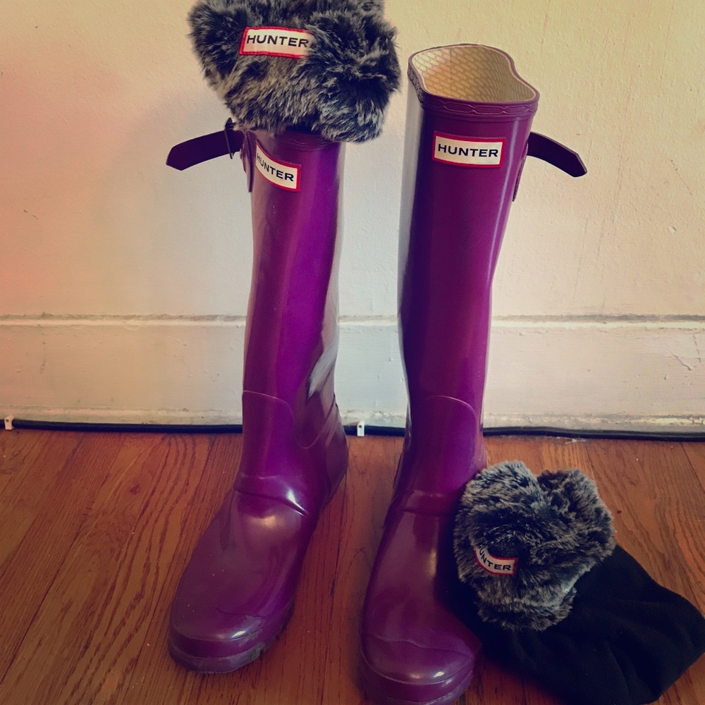 Hunter high rise rainboots