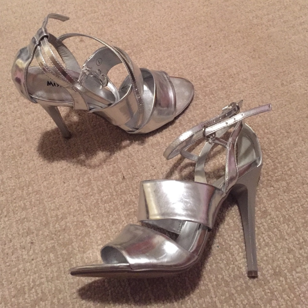 Silver heels