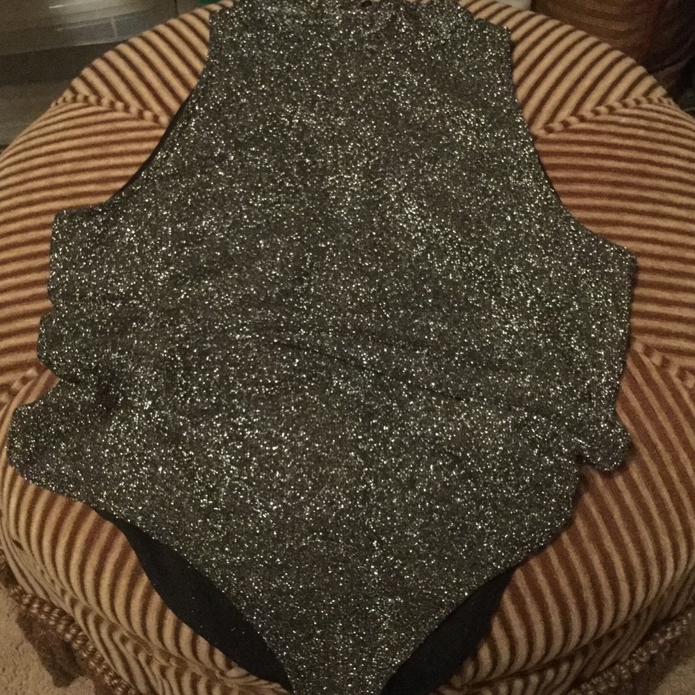 H&M Silver Bodysuit (NEW)