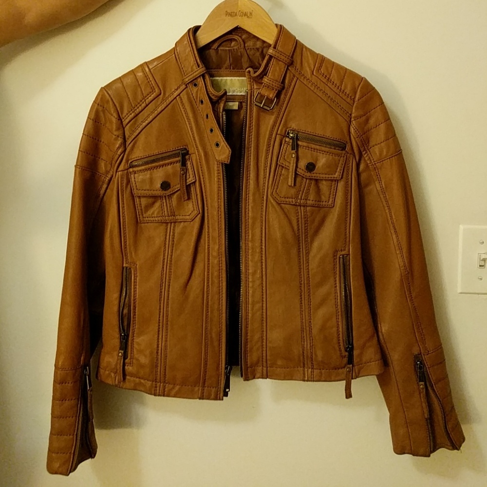 Must have Leather jacket Michael Kors