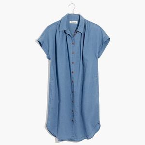 Madewell indigo central shirtdress NWT