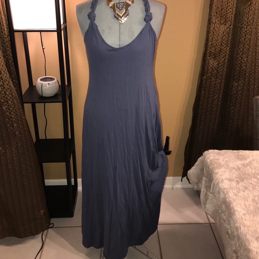 Razorback maxi dress with details