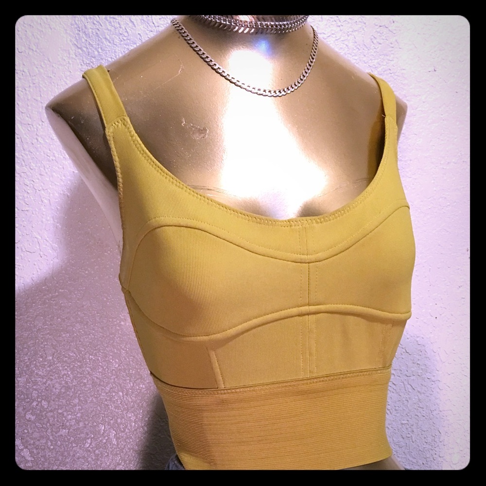 LIME CORSET TOP