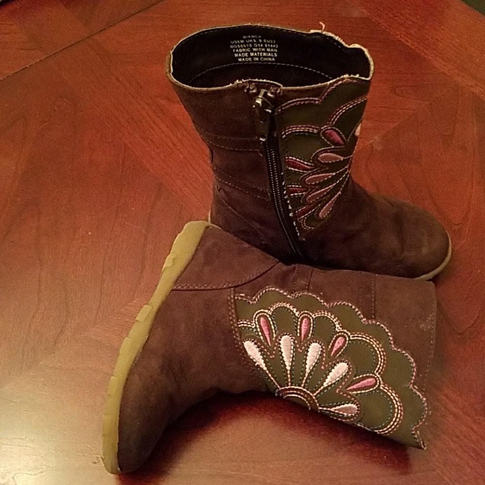 Stride Rite Bianca (Brown) Boots Toddler size 6 M
