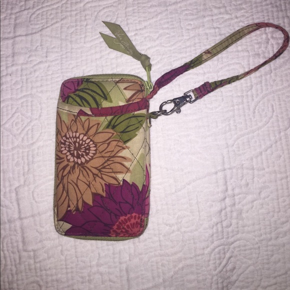 Vera Bradley Wristlet Hello Dahlia - Picture 1 of 4