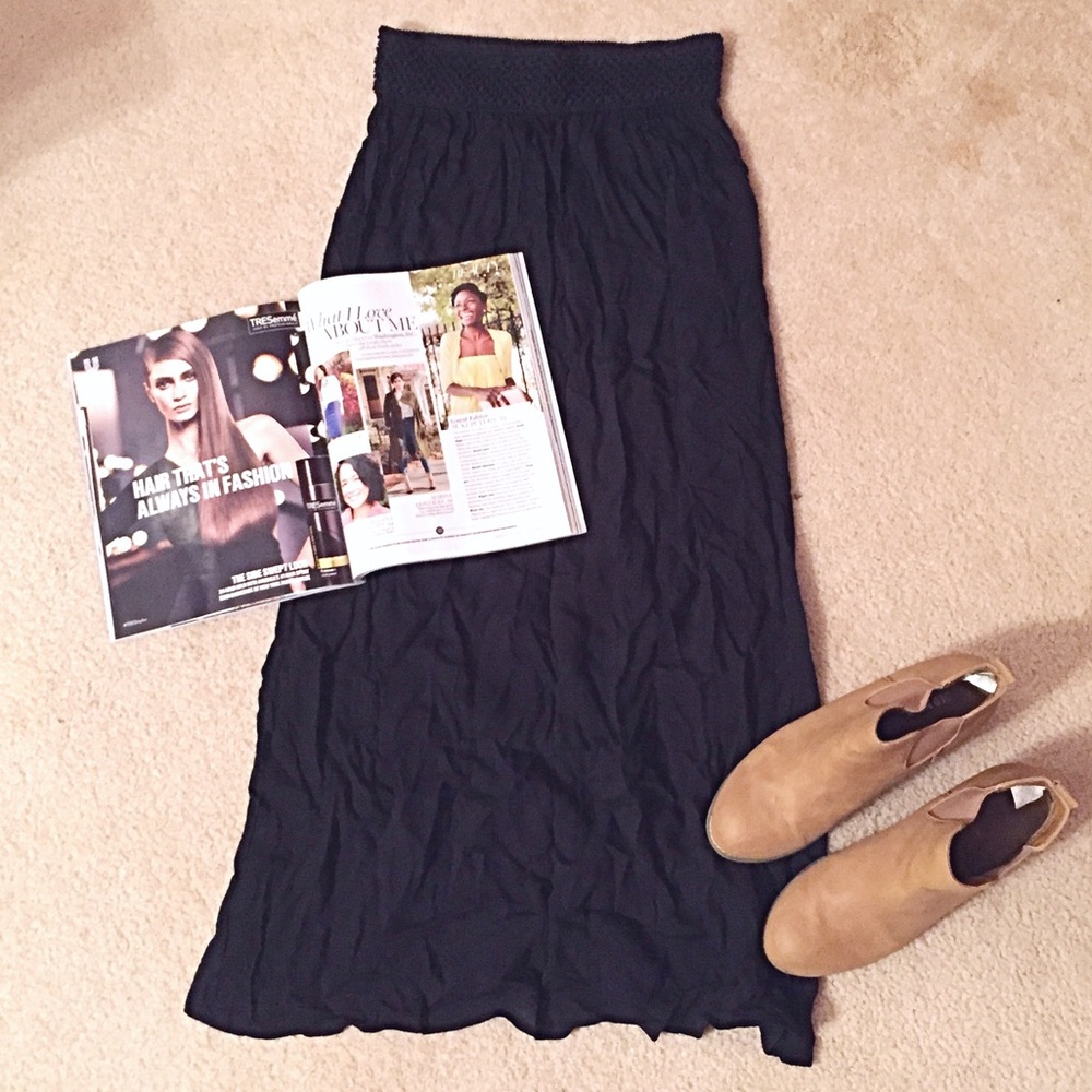 Black Maxi Skirt✨