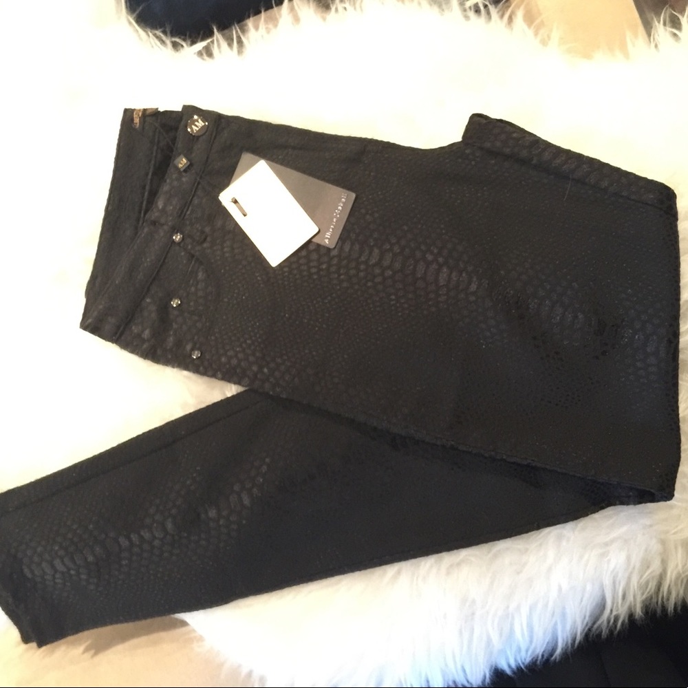Brand new Alberto Makali snake skin pants
