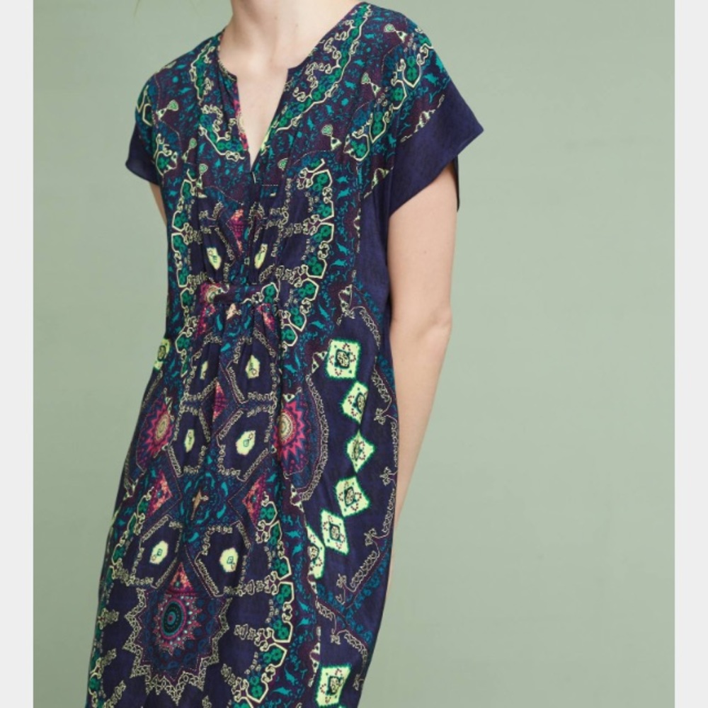 Maeve Medallion Silk Dress