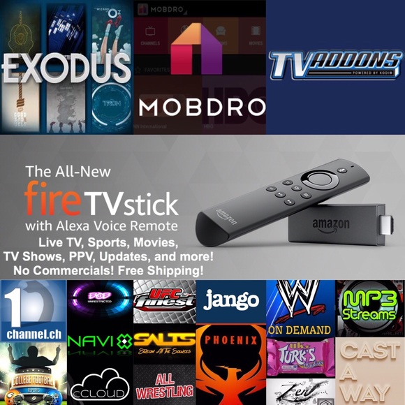 Amazon fire TV stick w/ Kodi &  live TV apps - Picture 2 of 2