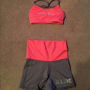 Coral Top and Shorts