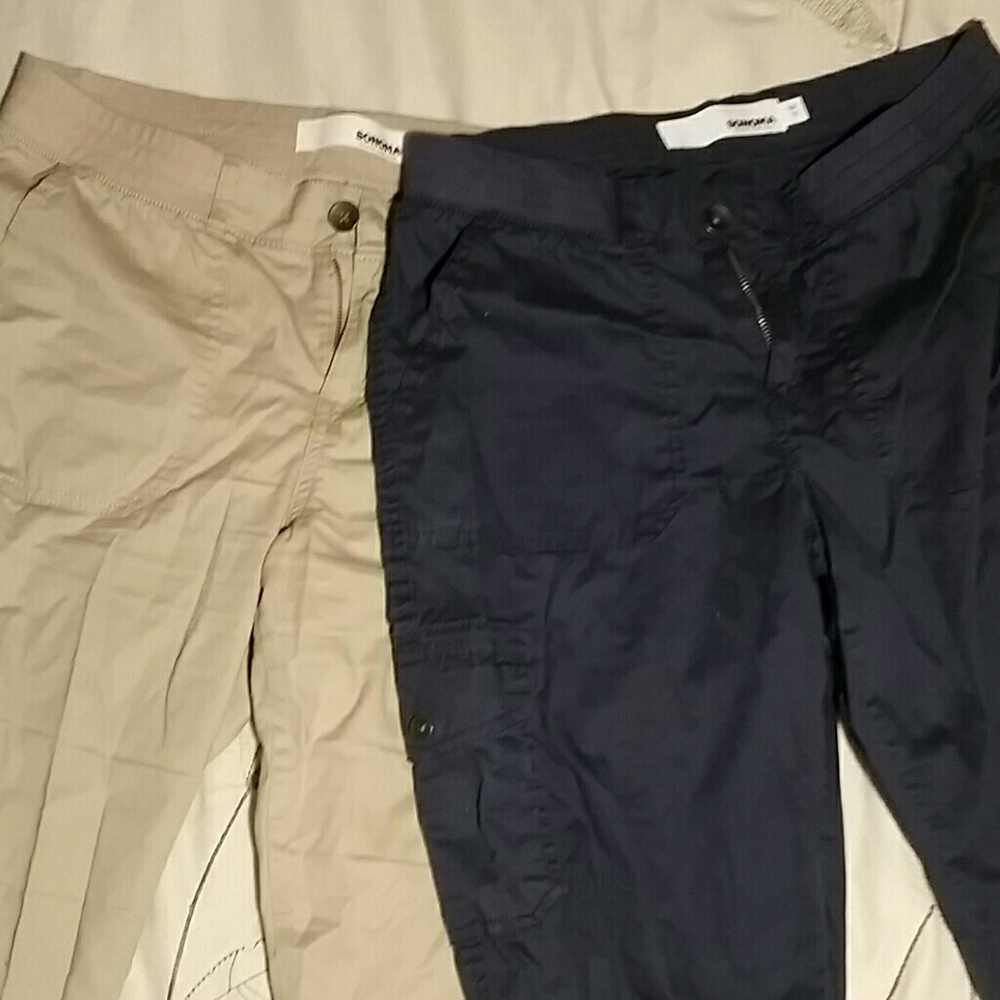 2 pair Sonoma Capri pants