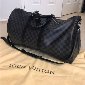 Louis Vuitton KEEPALL BANDOULIÈRE 55 Damier graphi