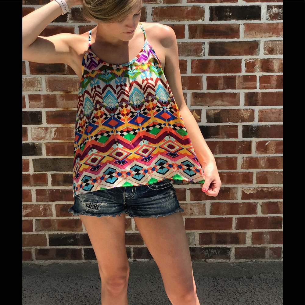 Gently worn flowy tank top
