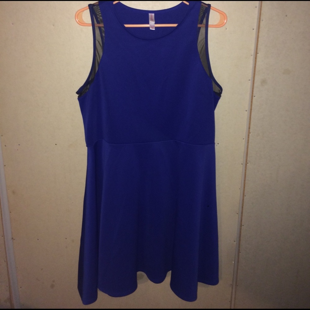 Royal blue stretchy dress!!