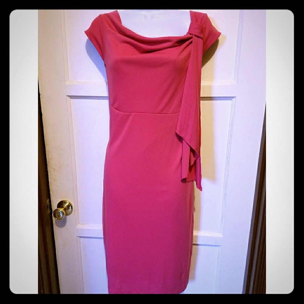 New hot pink dress!