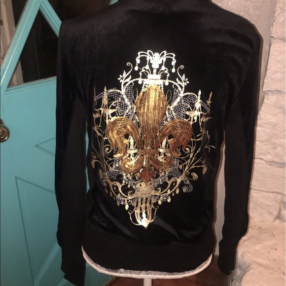 Miss Me velour sequined jacket 💛 - Picture 3 of 4