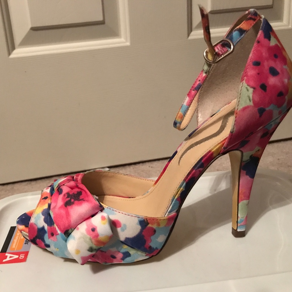 Floral heels