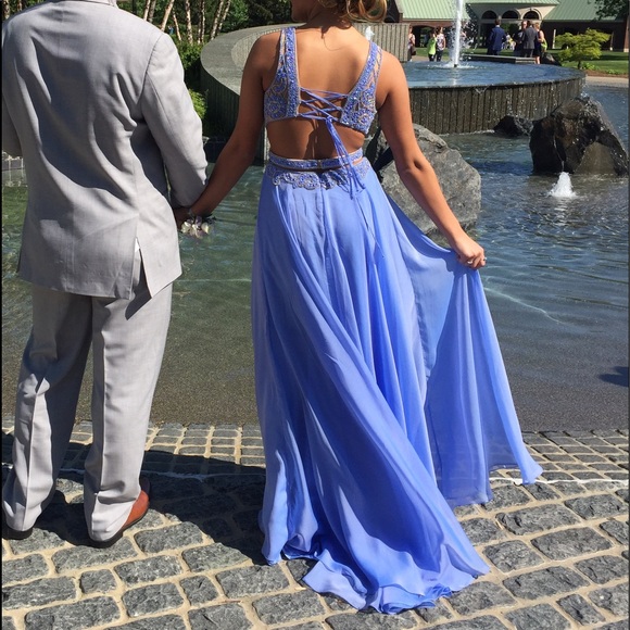 Gorgeous Periwinkle Prom Dress - Picture 2 of 3