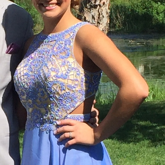 Gorgeous Periwinkle Prom Dress - Picture 3 of 3