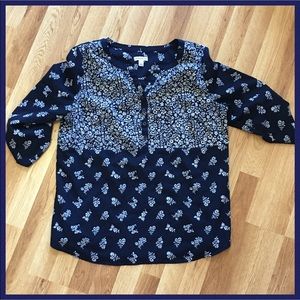 Croft & Borrow Navy Blue & White Tunic