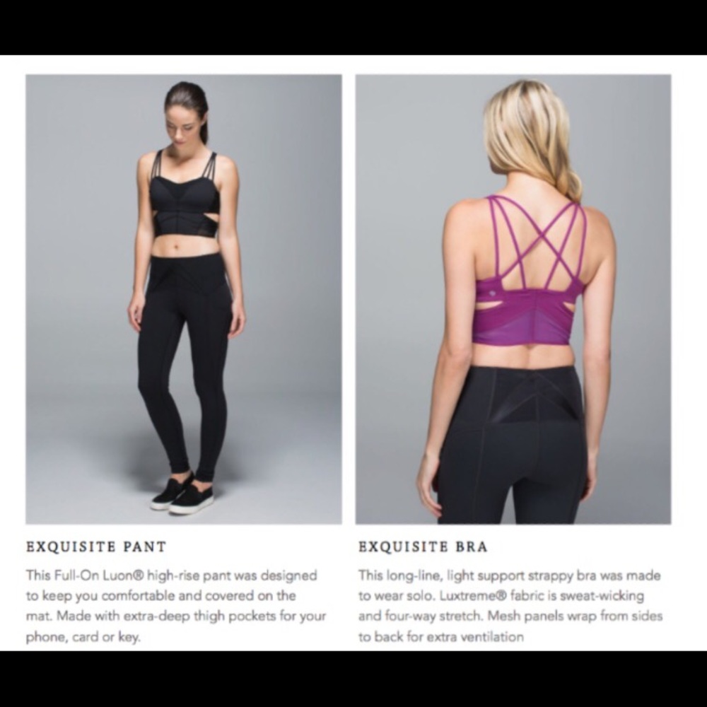 ISO lululemon exquisite bra size 8/10