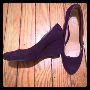 Purple wedge heels - ModCloth