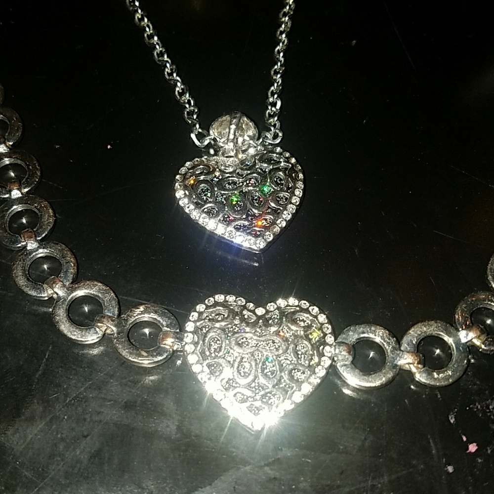 Coach necklace and bracelet