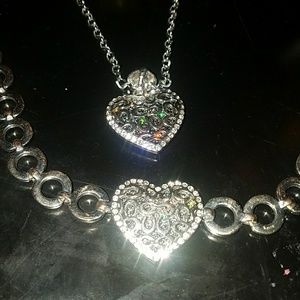 Coach necklace and bracelet