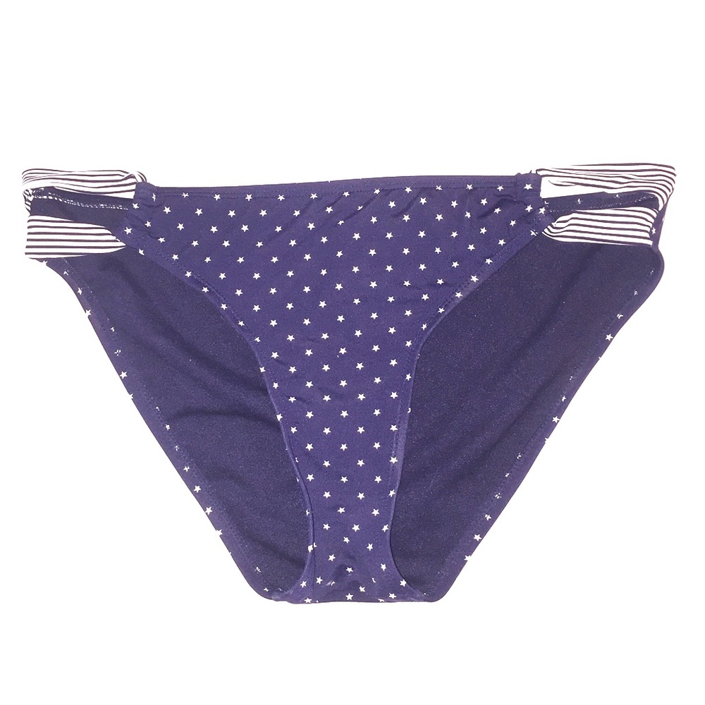 🌸Navy Star Bikini Bottoms