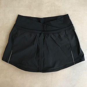 Brand-new black Lululemon running skirt