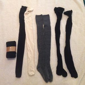 Bundle of tights!!4 pairs tights and 1 pair socks
