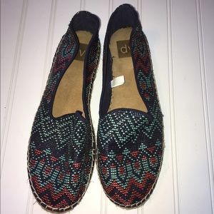 EUC DV Dolce Vita Espadrille loafer flats! Size 10
