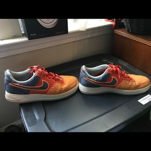 Custom Nike 1's, WORN ONCE, good condition size 10