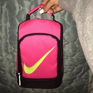 Pink nike lunch box