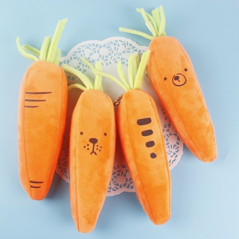 Carrot pencil pouch case 凌