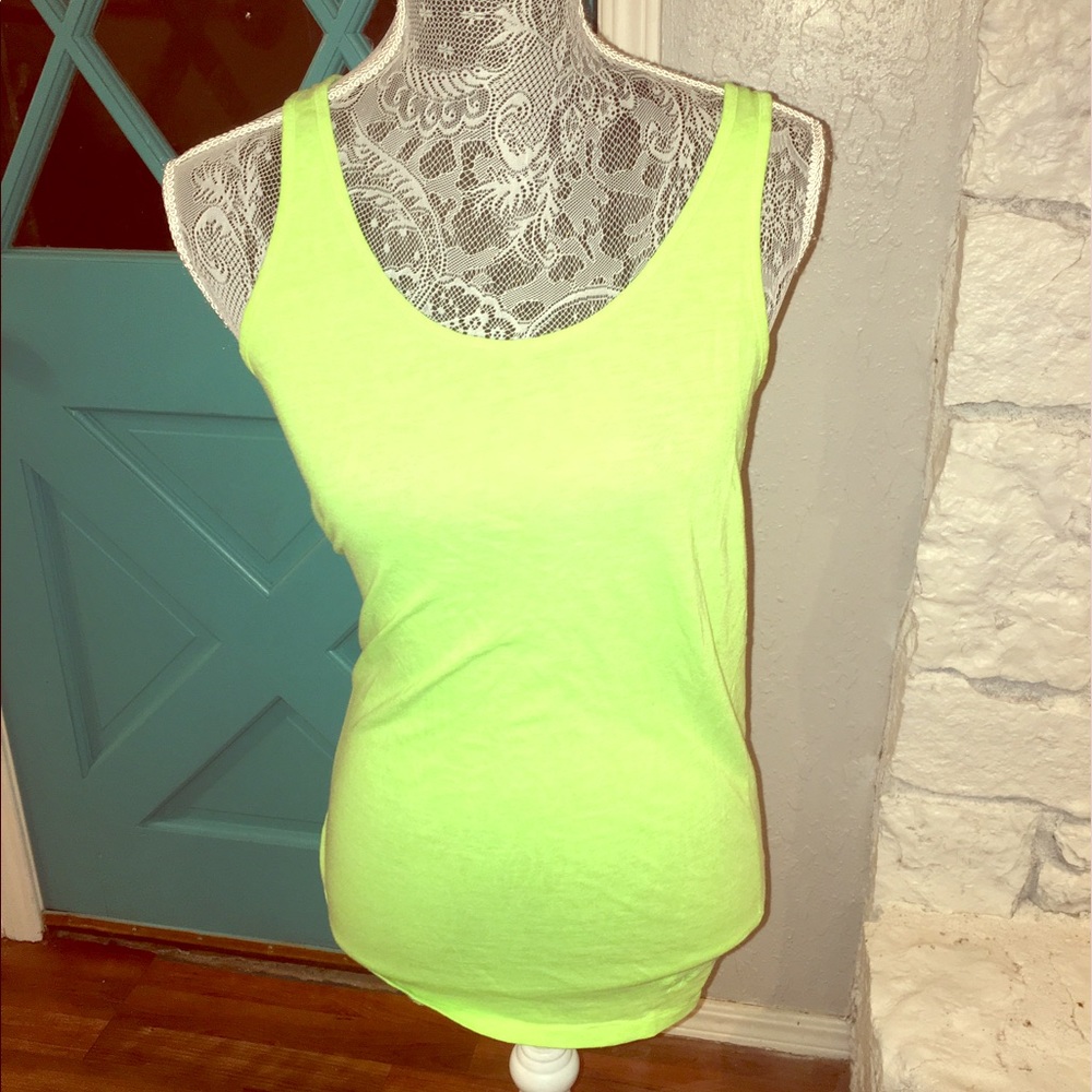 VS pink lime green racer back 💚