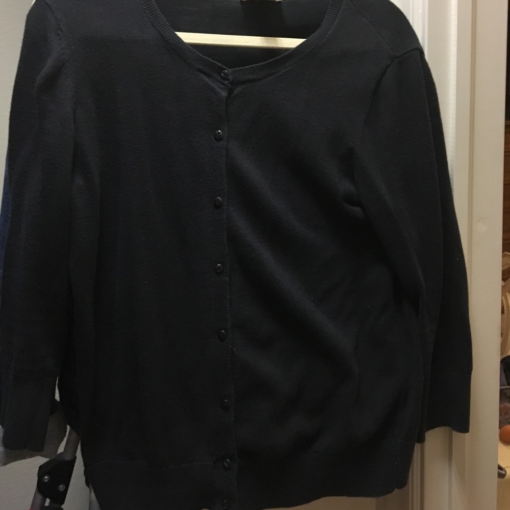 LOFT Black Cardigan (M)