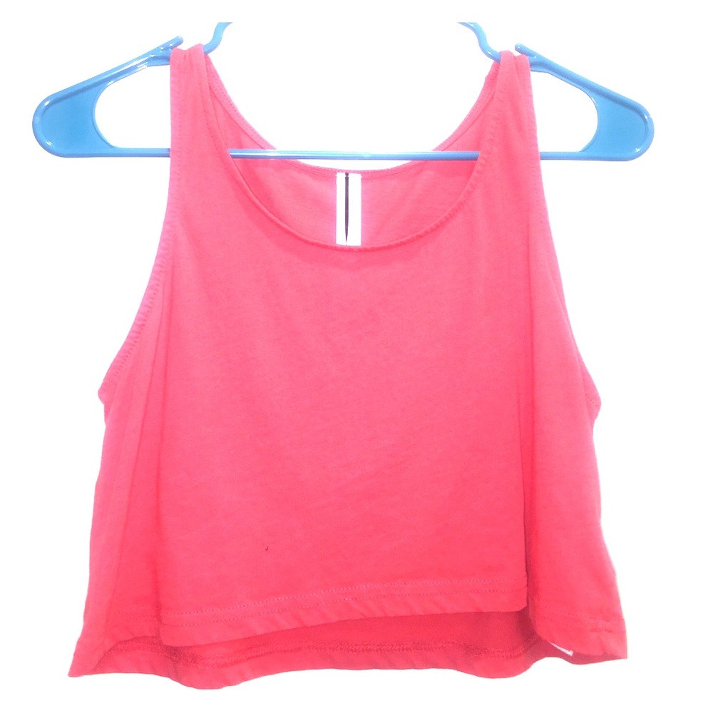 Bright Burnt Orange Crop Top
