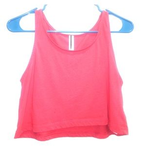 Bright Burnt Orange Crop Top