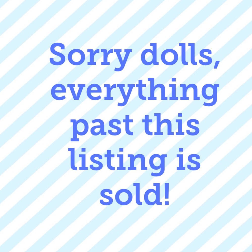 Everything passed this listing is sold