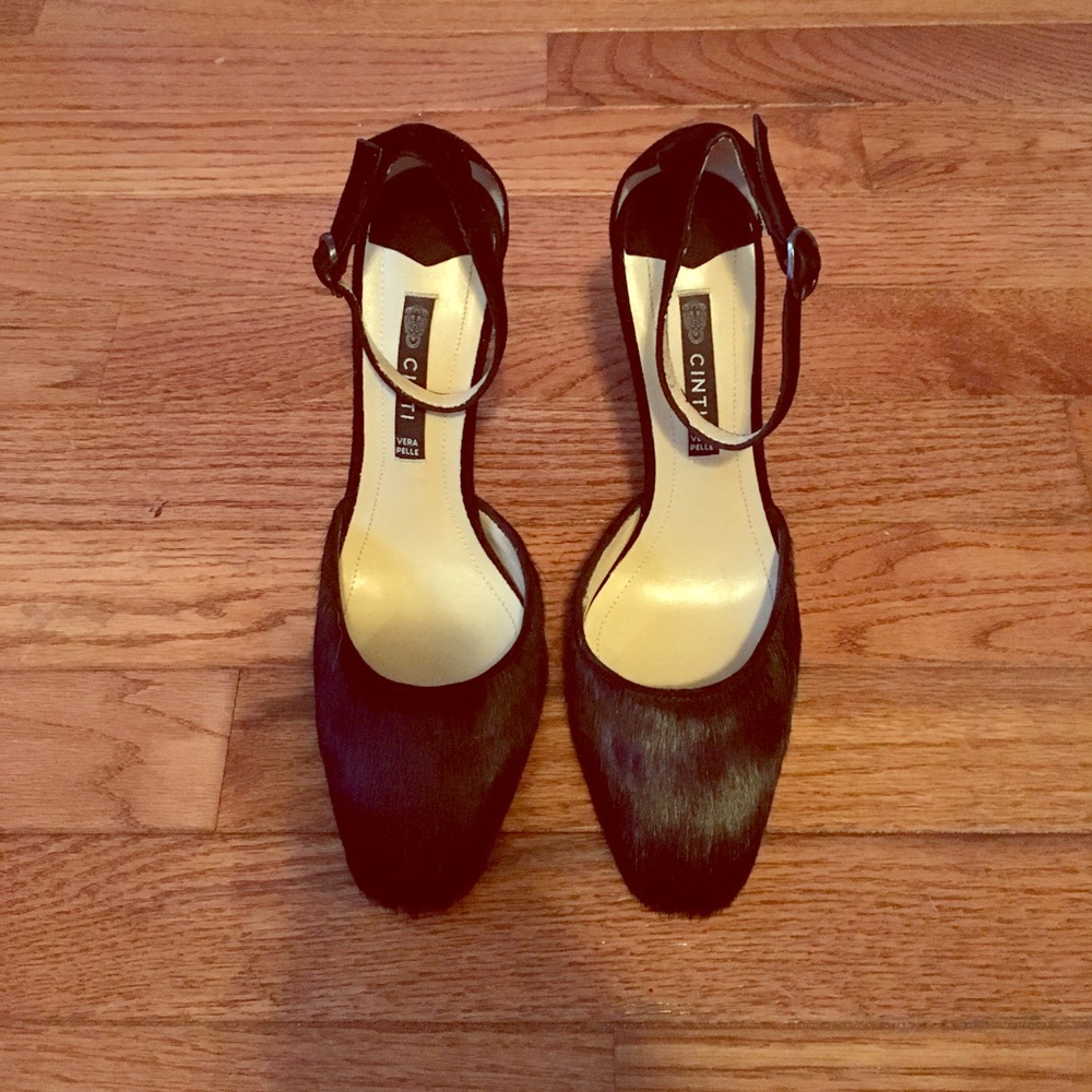 Cinti pony hair heels