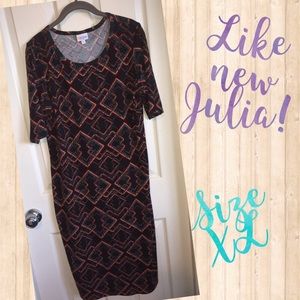 Like New LuLaRoe Julia Dress XL
