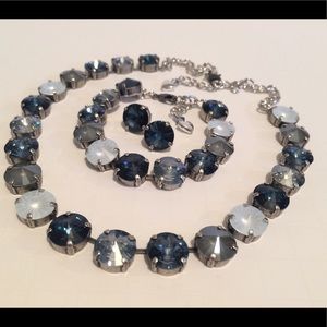 Swarovski Crystals Elements Jewelry Set NEW 12mm