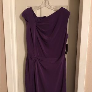 NY&Co Eva Mendes purple dress size 14 NWT