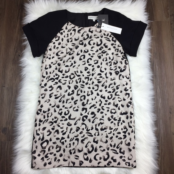 NWT Keepsake Do You Remember Leopard Print Dress - Picture 4 of 8