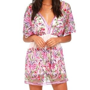 Embroidered dress: RAGA in the Fields