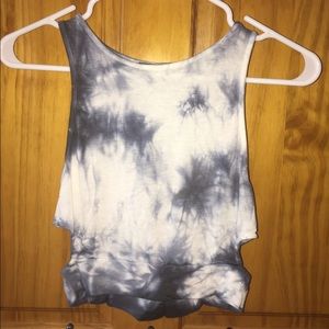 Don't ask why tie dye crop tank NWOT