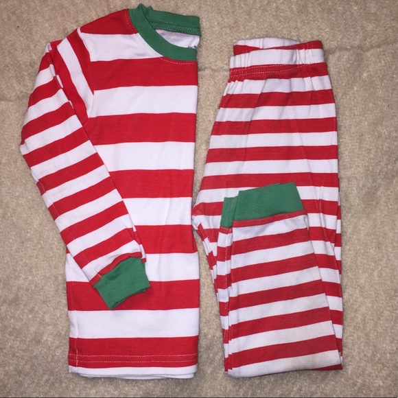 {3/$25} Kids 4T stripe Pajama set unisex - Picture 2 of 7